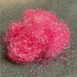 Vintage Pink Easter Grass Decorative